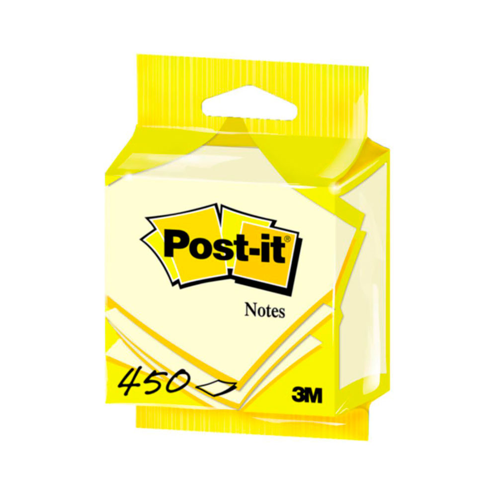 Post-it Bloc Notas Cubo Amarillo 450 h.