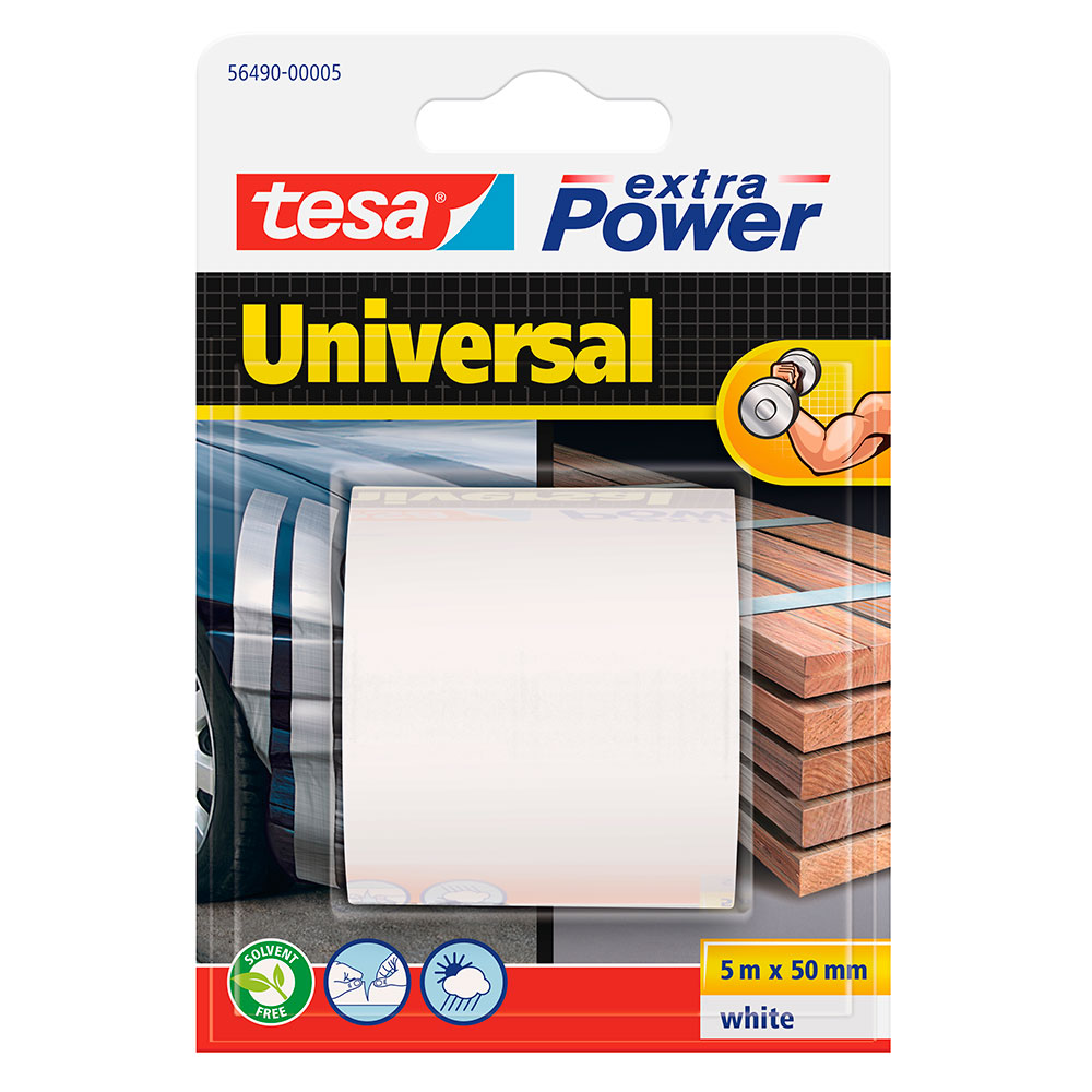 Cinta Americana Extrapower Blanca 5Mts 50Mm.