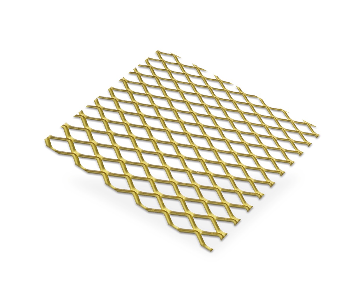 Plancha de Aluminio malla oro