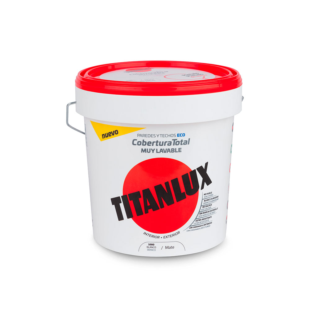 Titanlux Cobertura Total Blanco 4L