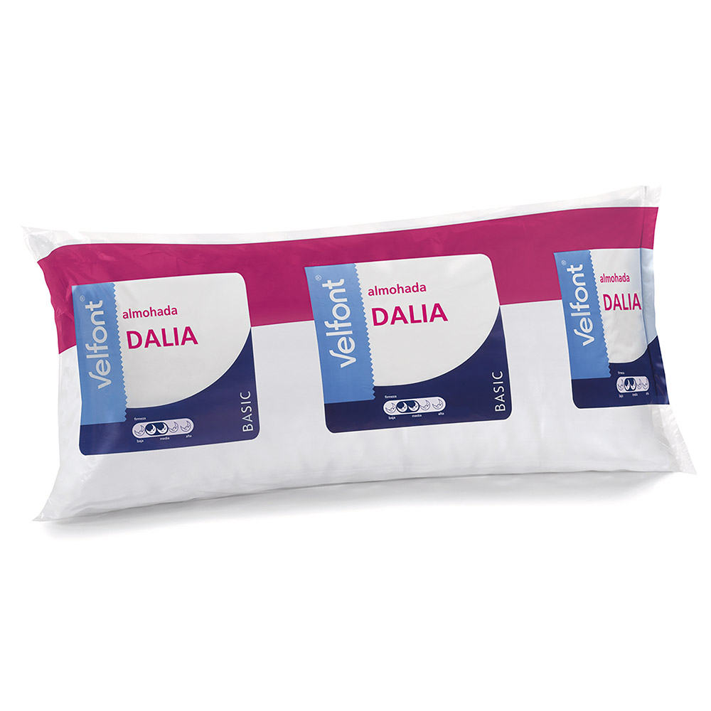 Almohada Firmeza Media Una Funda Dalia 75 cm