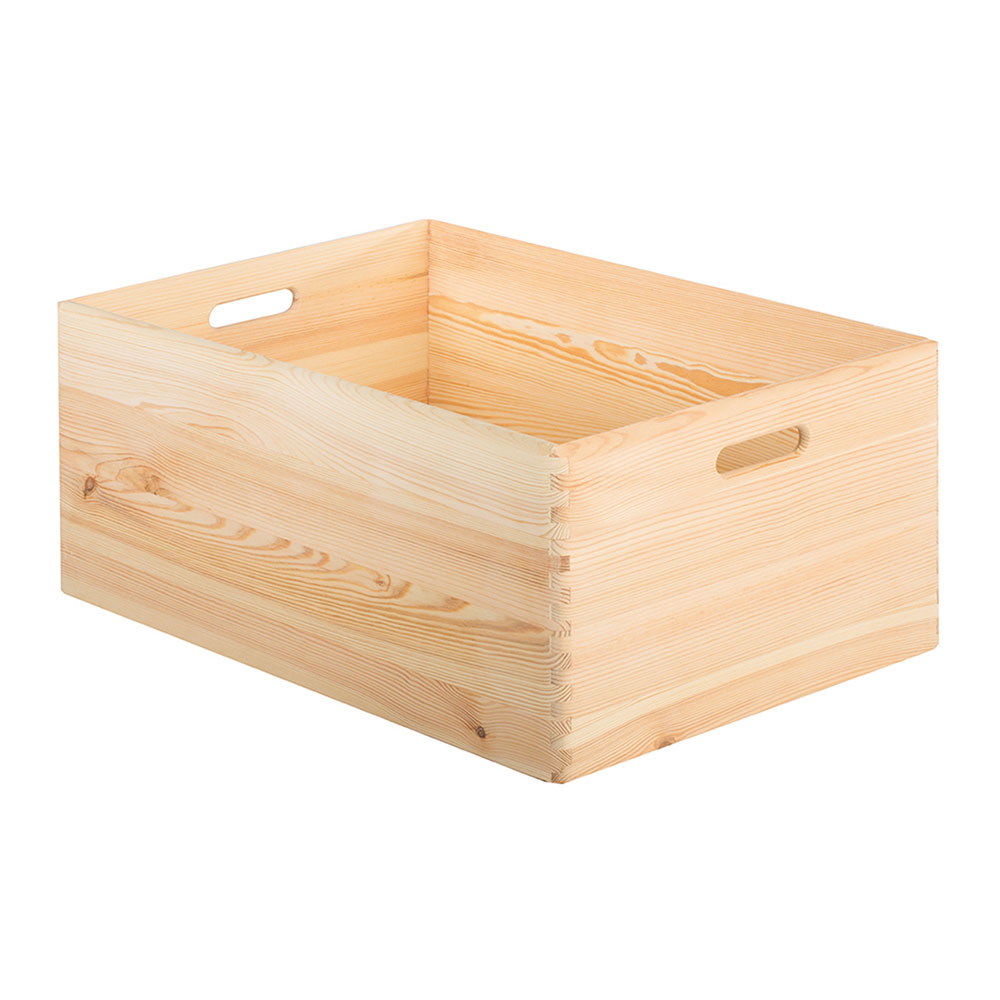 Caja Madera S/Tapa 60x40x23 cm Natural