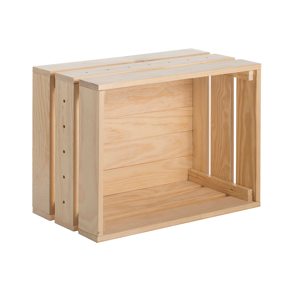 Cajonera Encajable Madera 38x51x28 cm