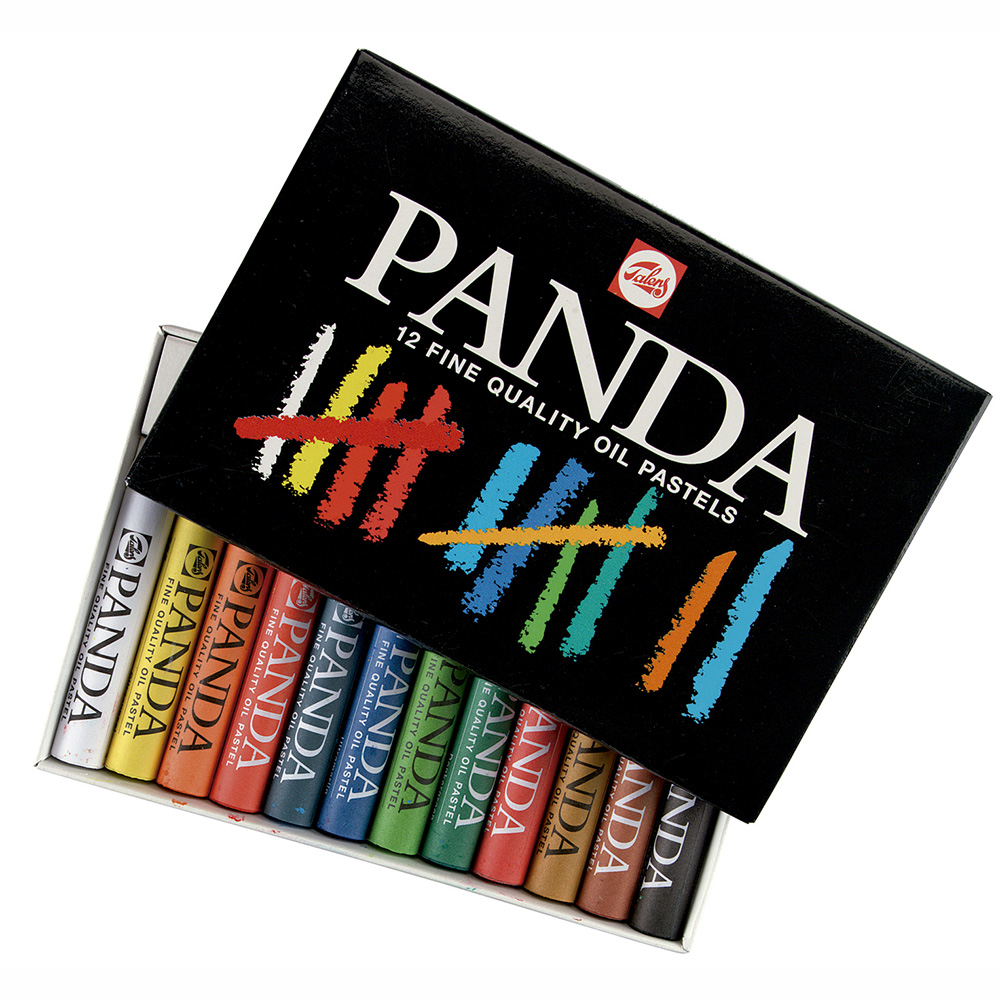 Colores pastel Panda - Estuche 12 uds.