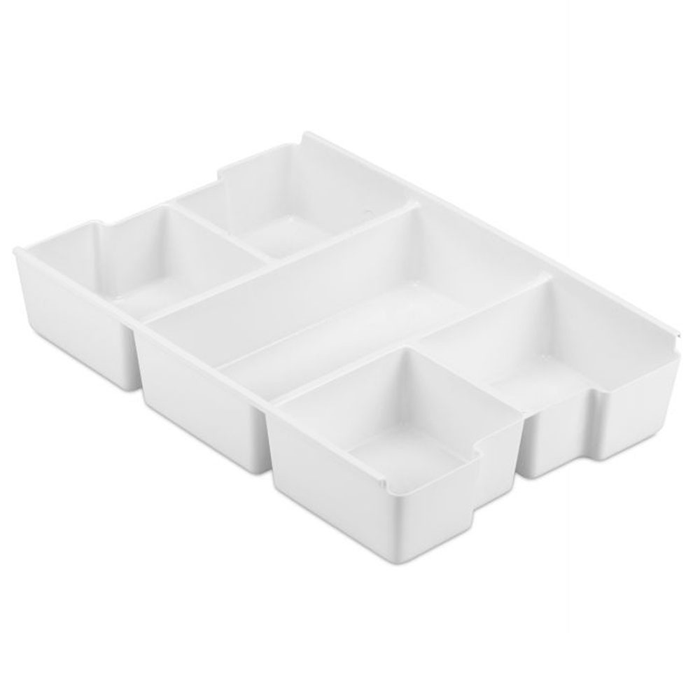 Bandeja Organizadora Caja Multiusos New 7 l – 15 l Blanco