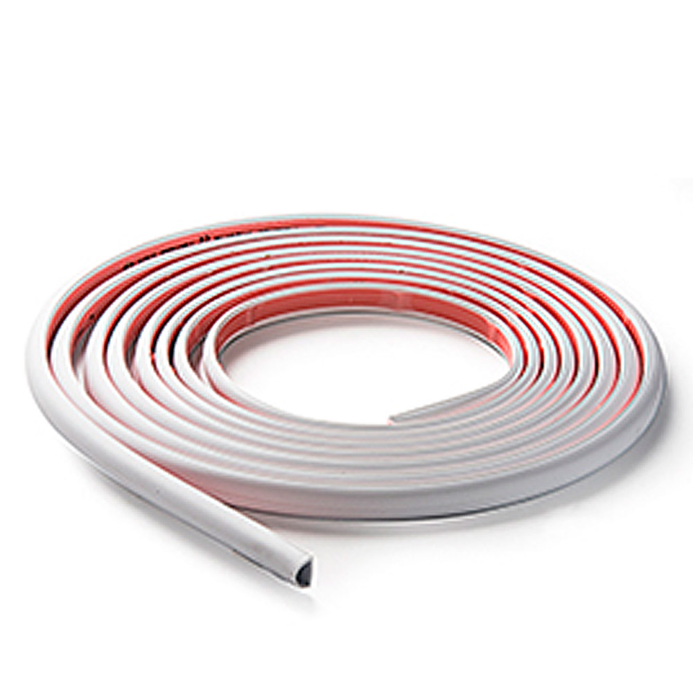 Canaleta Flexible Adhesiva Blanca Rollo 5M