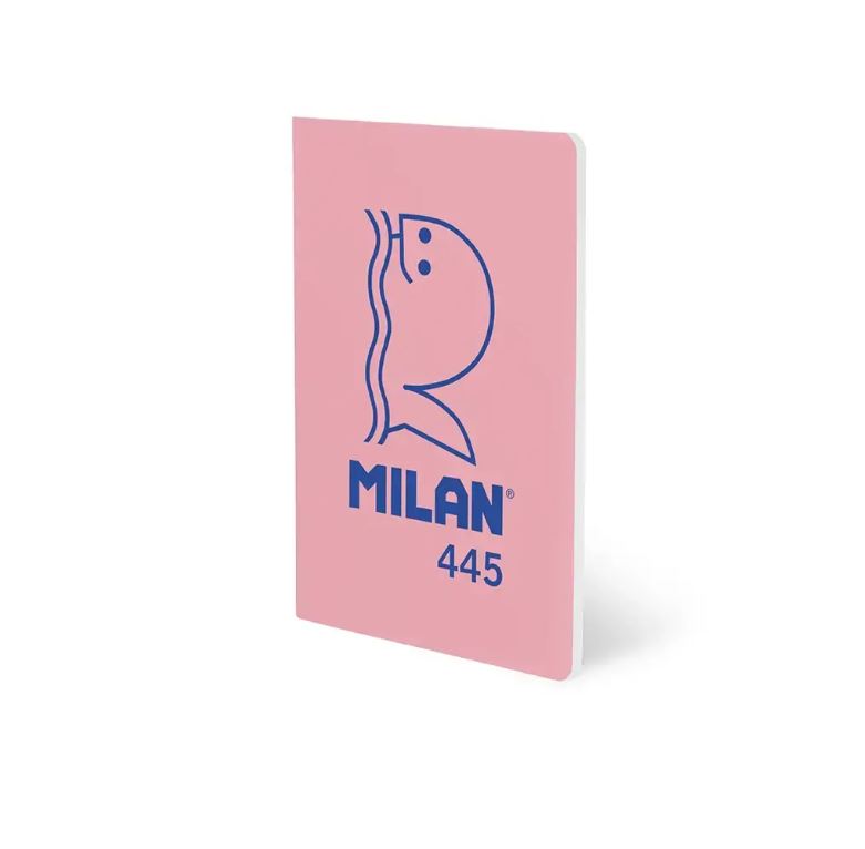 Libreta MILAN A5 24f Lisa 460 Rosa