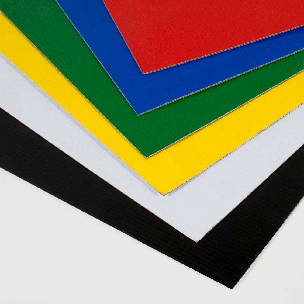 Plancha de Cartón microcanal colores 360 kg/m3