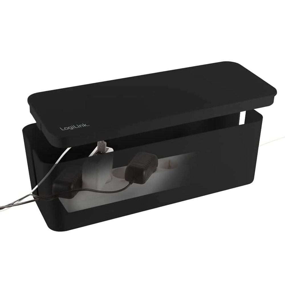 Caja Negra Cubrecables Logilink 407x157x133 mm