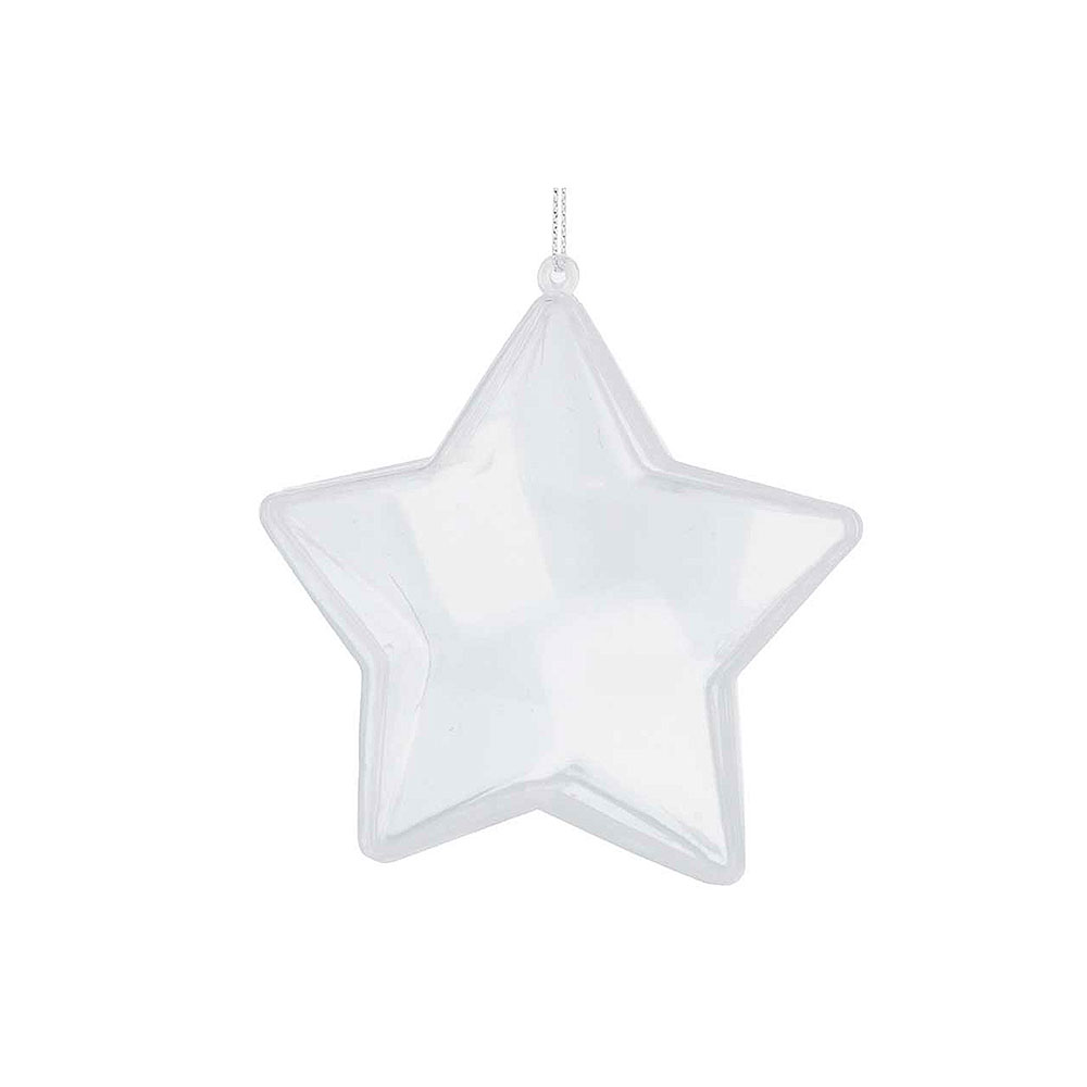 Estrella Colgar 2 Partes Plást. Transp. Ps Uso Aliment. 10,5cm 310410