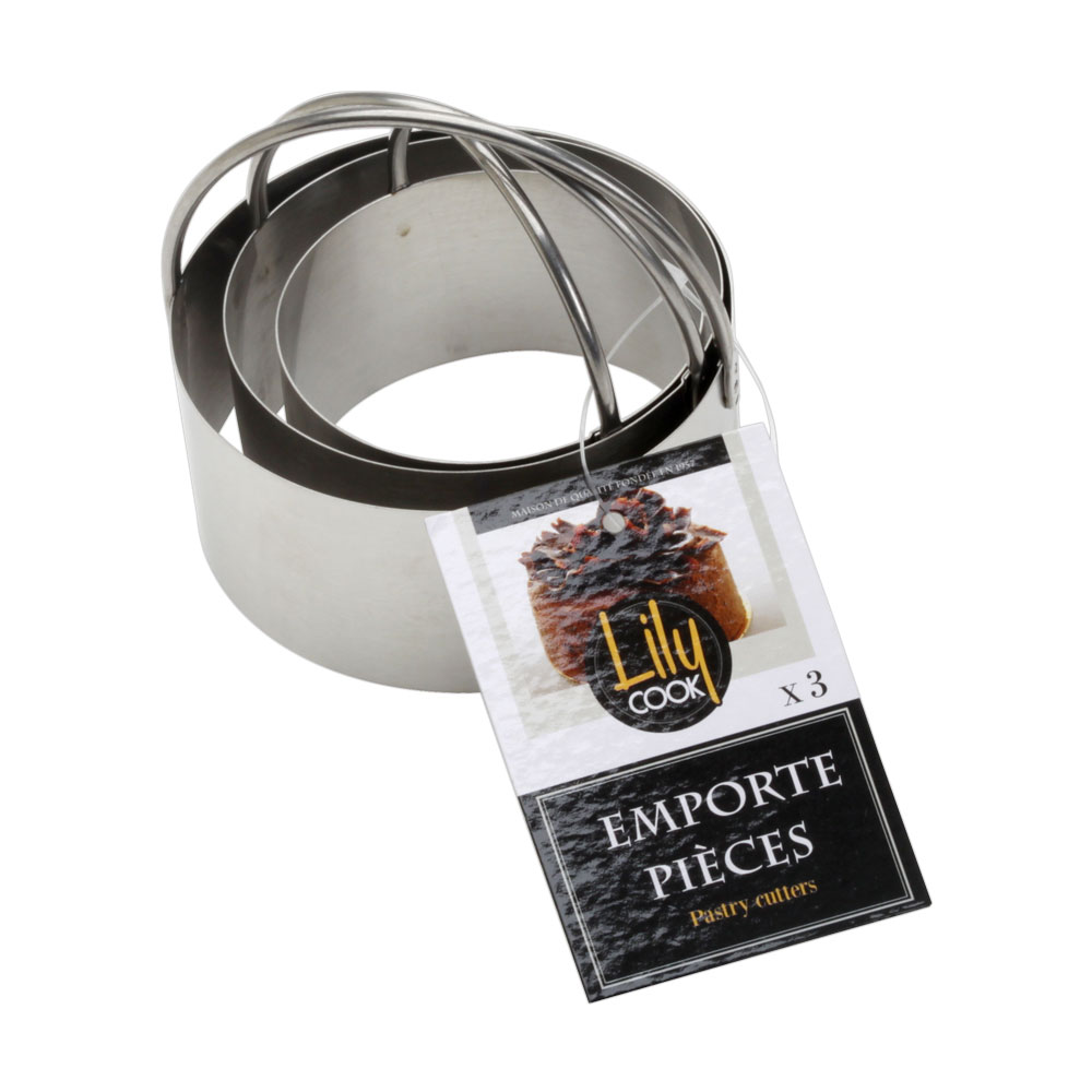 Set 3 Moldes Emplatar Redondos