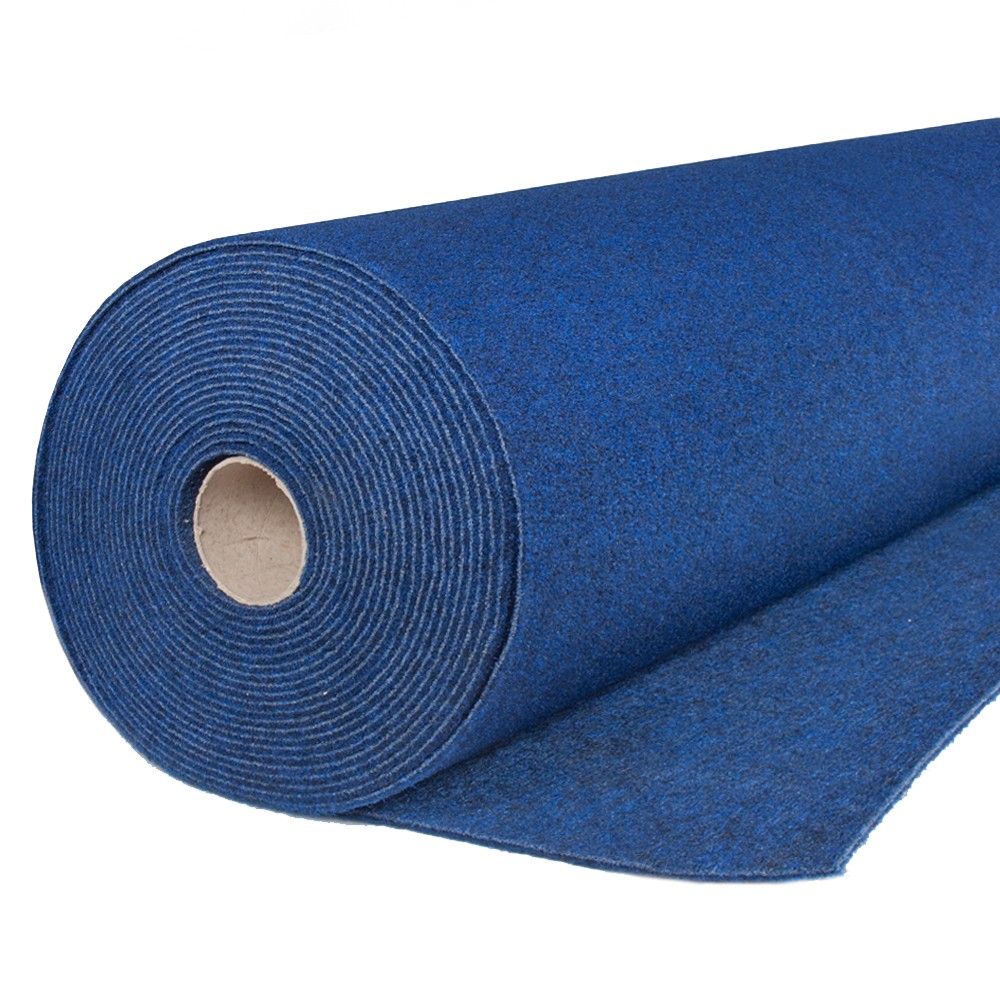 Rollo de moqueta náutica anticorrosión azul ancho 1 m