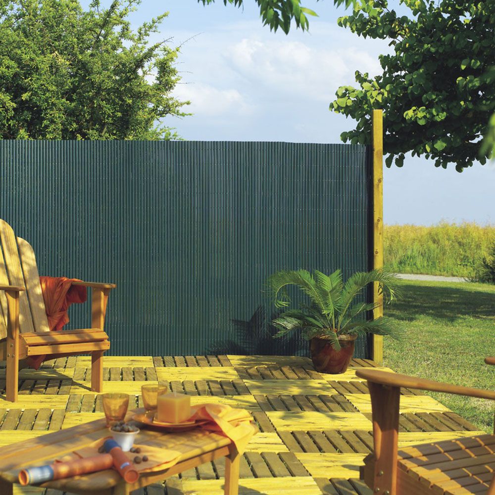 Cañizo Sintético Media Caña 1,5x3 m Blanco Nortene Plasticane