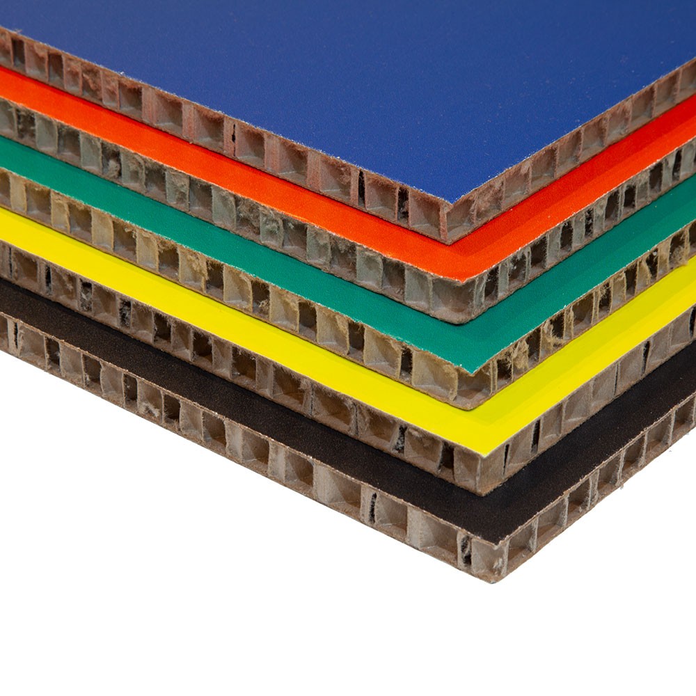 Panel de Cartón de nido de abeja colores