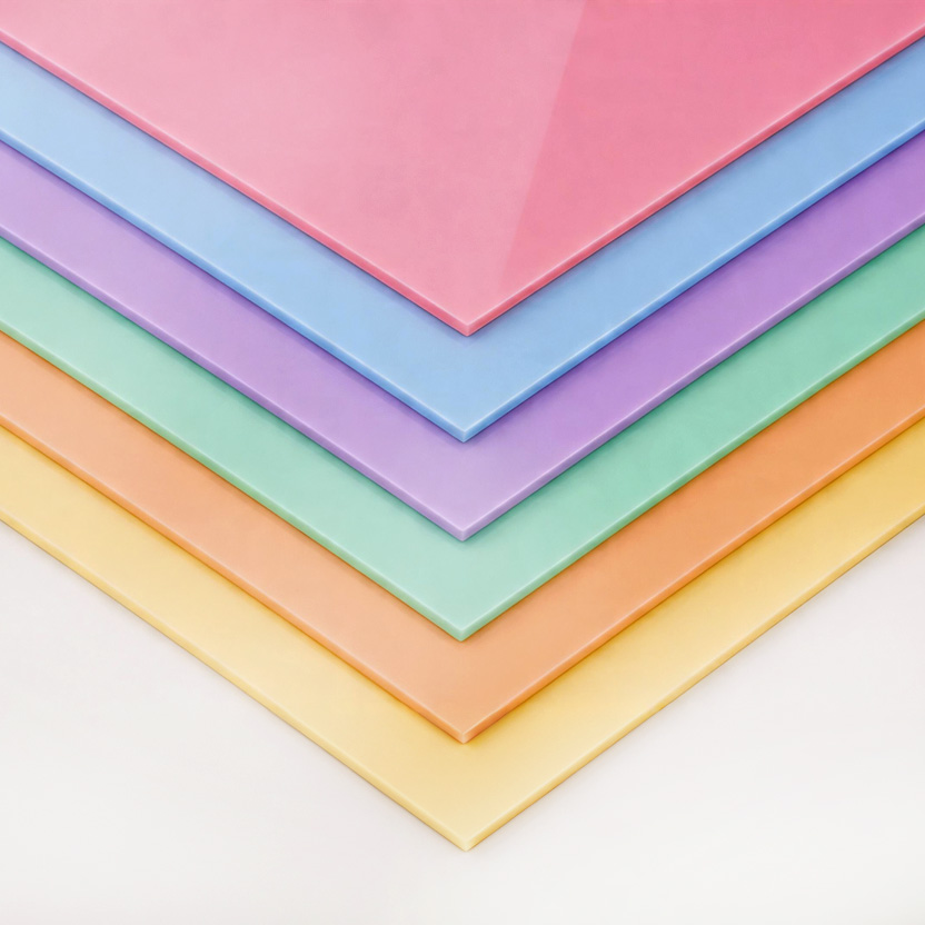 Plancha de Metacrilato Brillante-Mate Colores Pastel