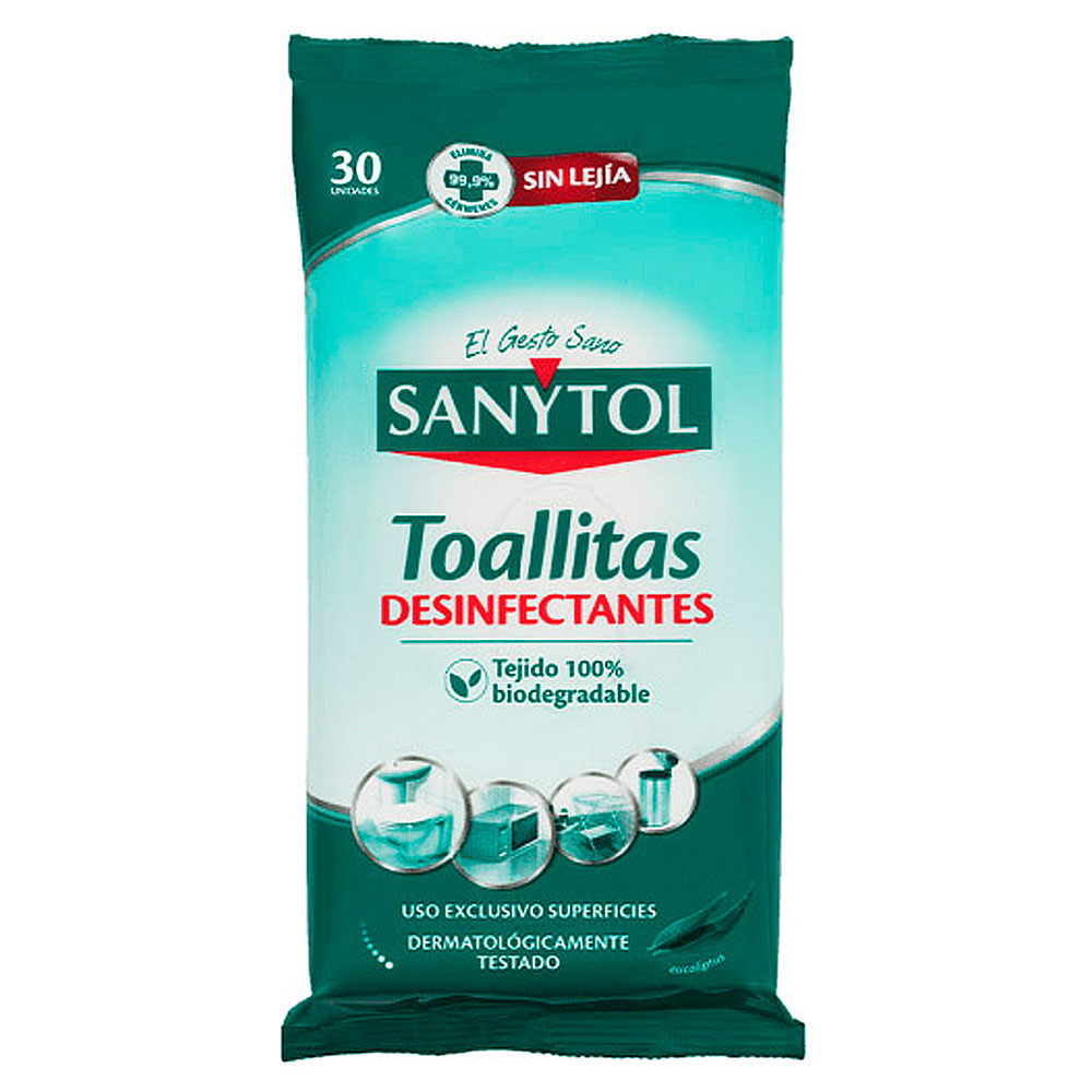 Sanytol Toallitas Desinfectantes Multiusos 24 uds.