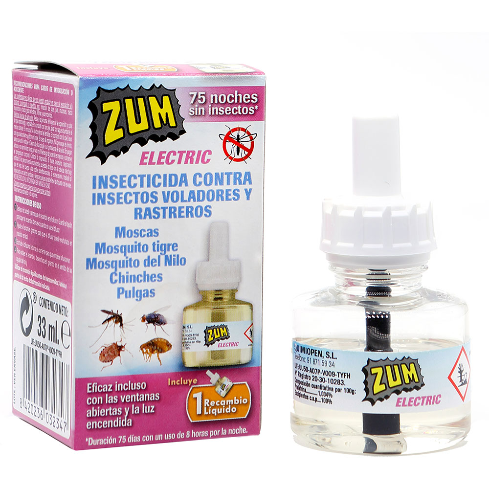 Recambio Zum Electric Insecticida 33 ml