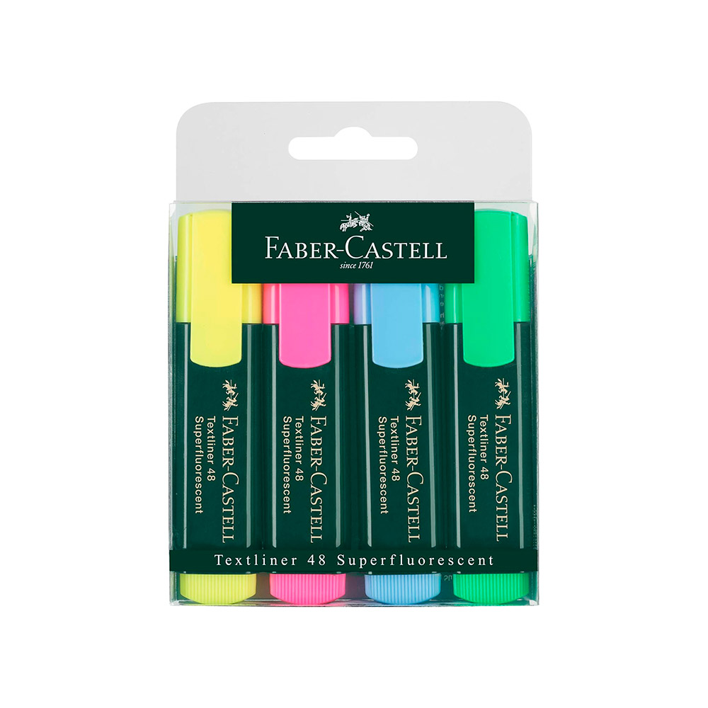 Esuche Marcadores Fluorescentes Textliner 48 4u