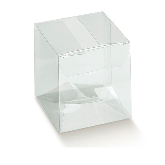 Caja Transparente PVC 80x80x90 mm