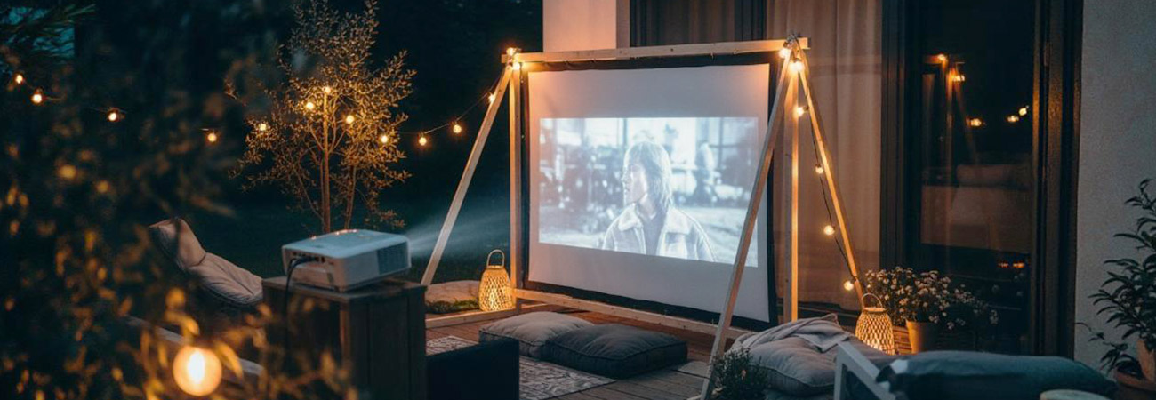 pantalla de proyección casera | Servei Estació