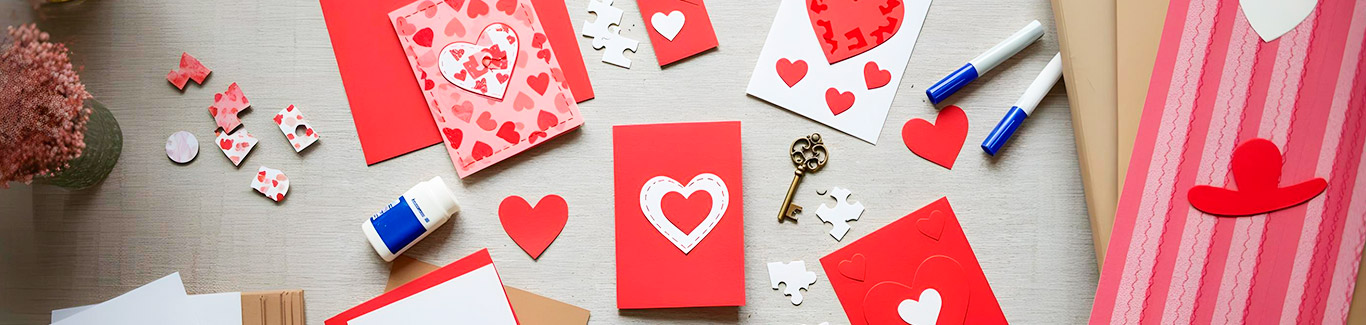 Tarjetas de San Valentín hechas a mano | Servei Estació