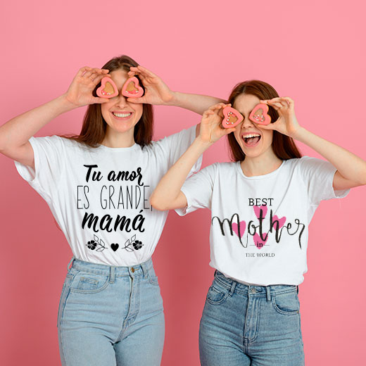Camisetas personalizadas día de la madre