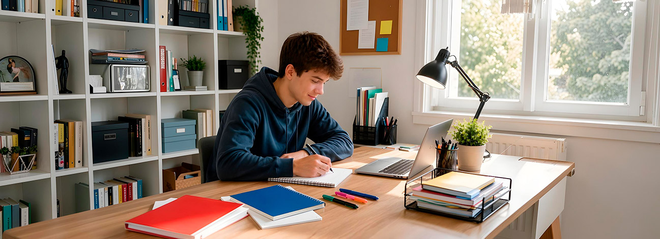 Crear una zona de estudio en casa | Servei Estació