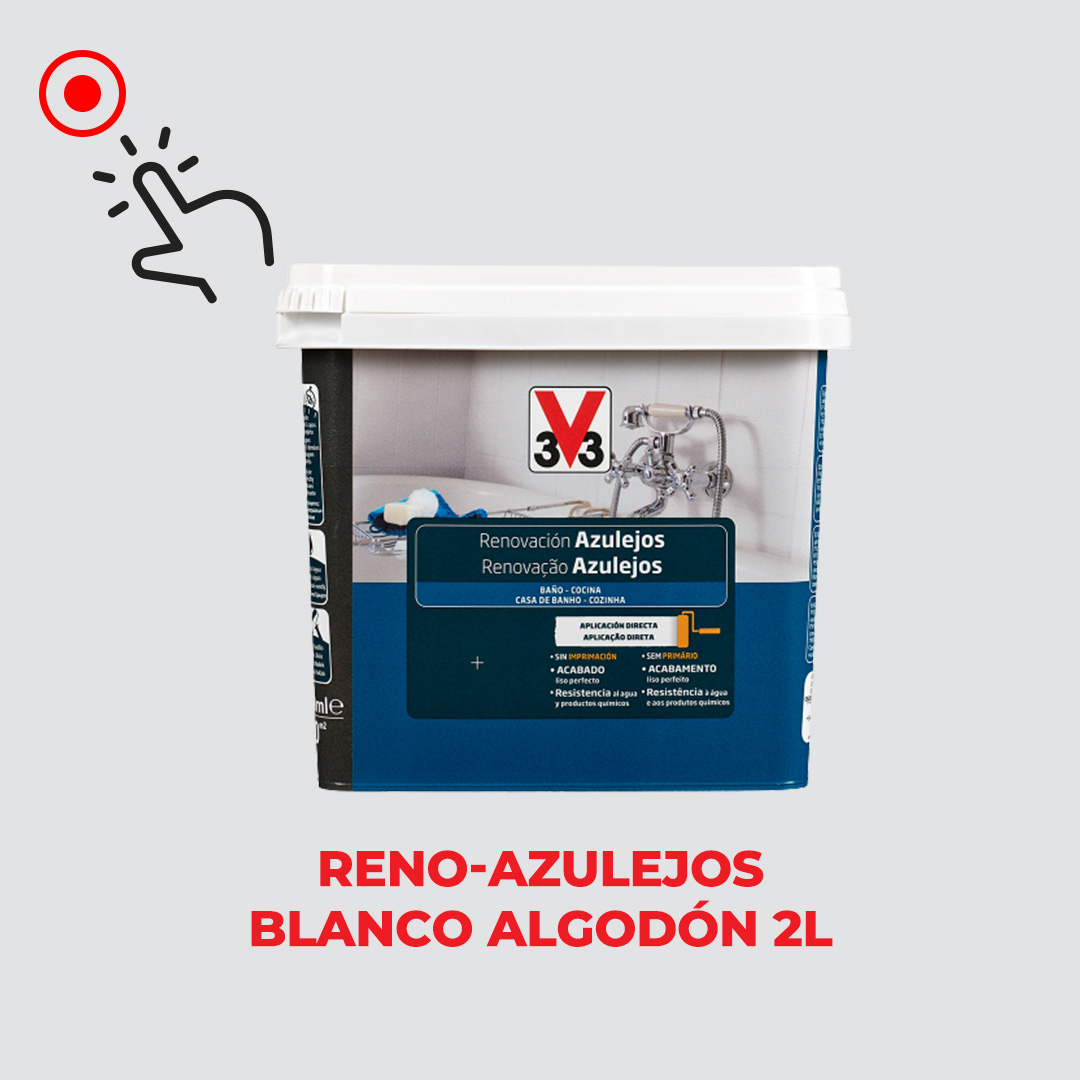 Reno Azulejos Blanco Algodón 2L