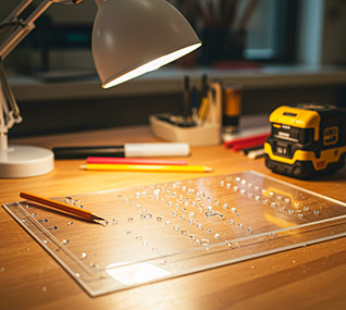 Cómo taladrar metacrilato. Marcar | Servei Estació