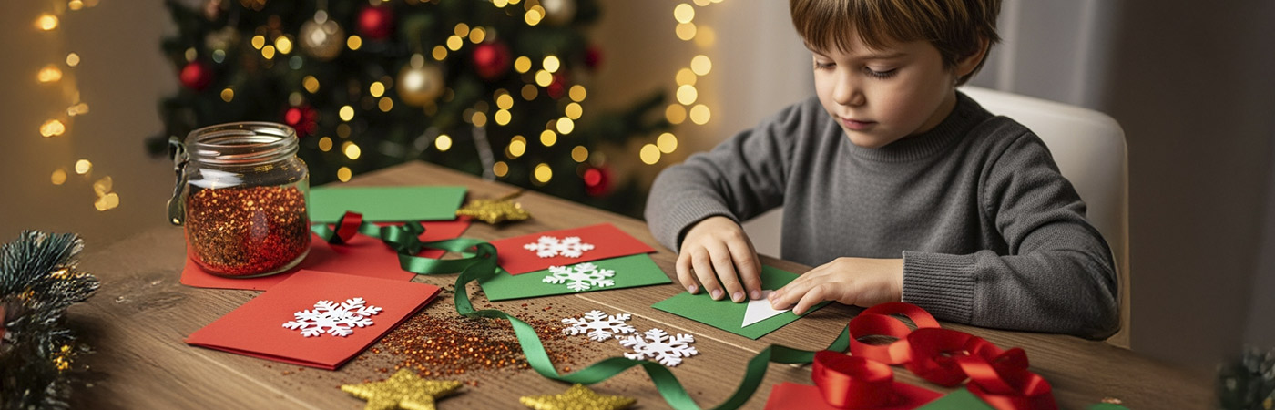 Tarjetas de Navidad hechas a mano | Servei Estació