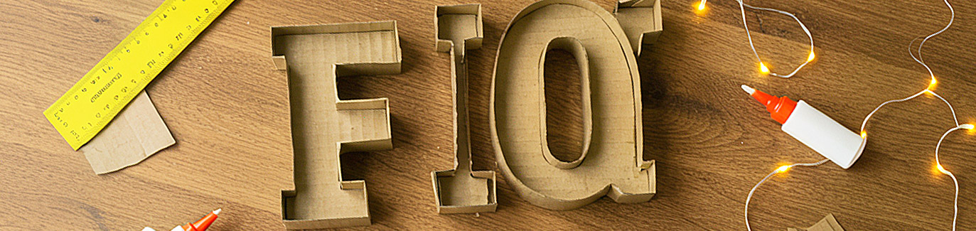 Manualidades con letras de cartón o PVC | Servei Estació