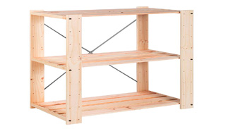 estanteria-madera-guardar-ropa Accesorios para el cambio de armario. Estantería de madera | Servei Estació