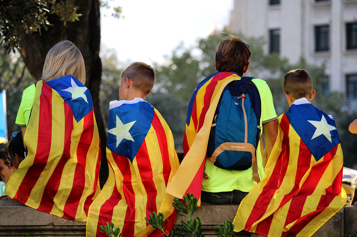 Estelada o bandera independentismo catalán