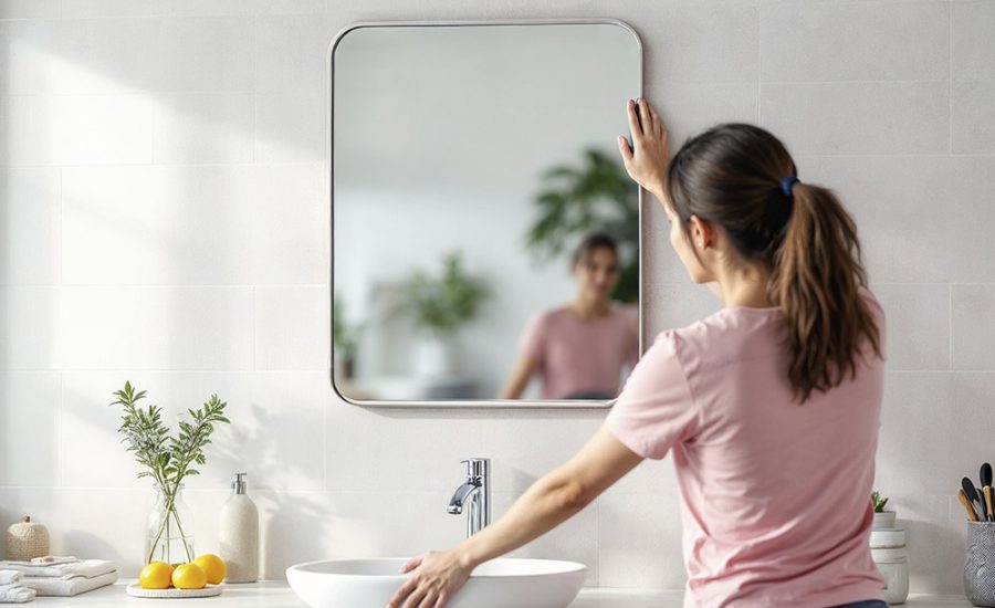 ¿Cómo colgar accesorios sin hacer agujeros en azulejos?