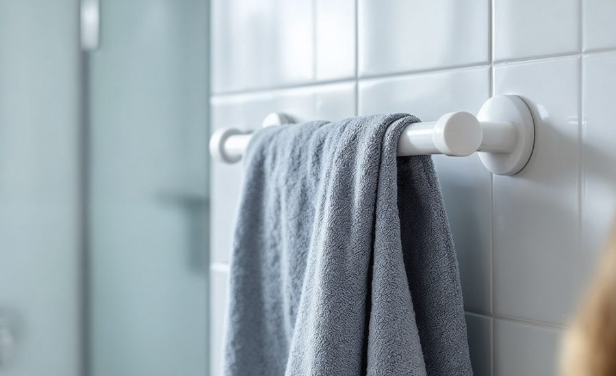 ¿Cómo colgar accesorios sin hacer agujeros en azulejos?