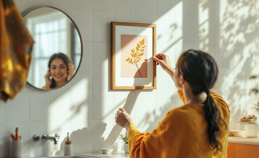 ¿Cómo colgar accesorios sin hacer agujeros en azulejos?