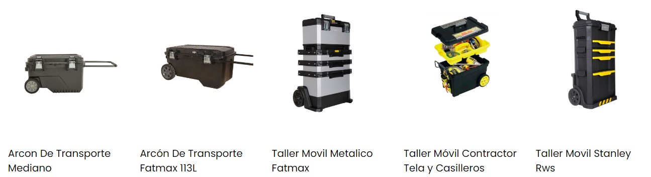 Stanley - Caja de herramientas 3 en 1 con ruedas para carrito de taller  portátil : Herramientas y Mejoras del Hogar 