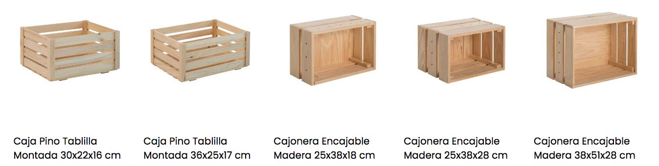 Cajas de madera