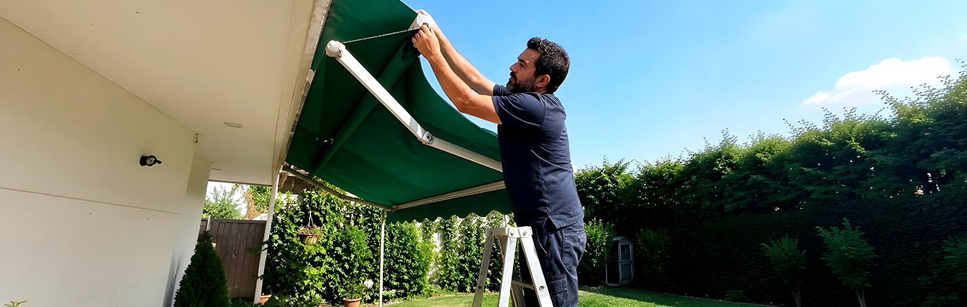 ¿Cómo cambiar la tela de un toldo? | Servei Estació