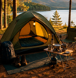 Material para ir de camping. Tienda de campaña | Servei Estació