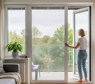 Tipos de telas mosquiteras. Puerta | Servei Estació