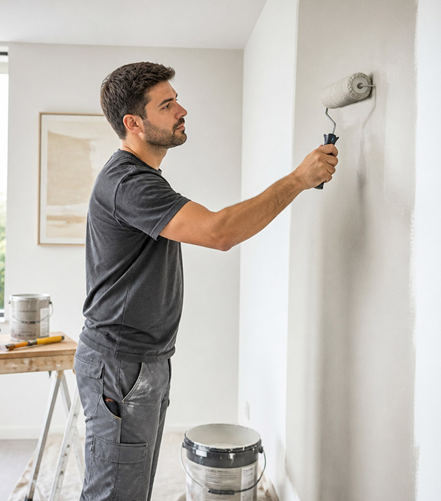 Materiales de reforma para el hogar. Pintura para la pared | Servei Estació