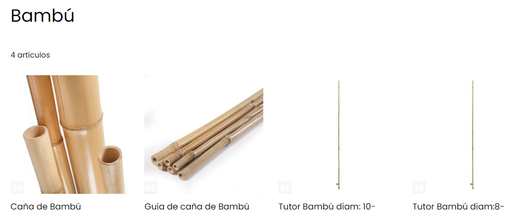 Productos de bambú
