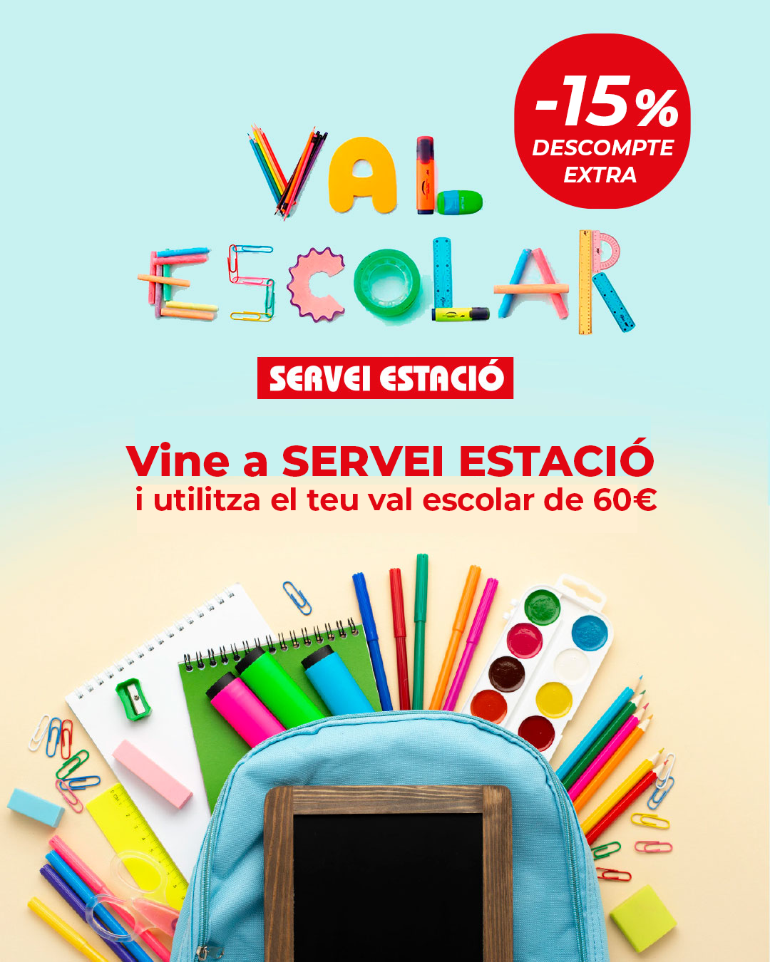 Val escolar Generalitat - Servei Estació