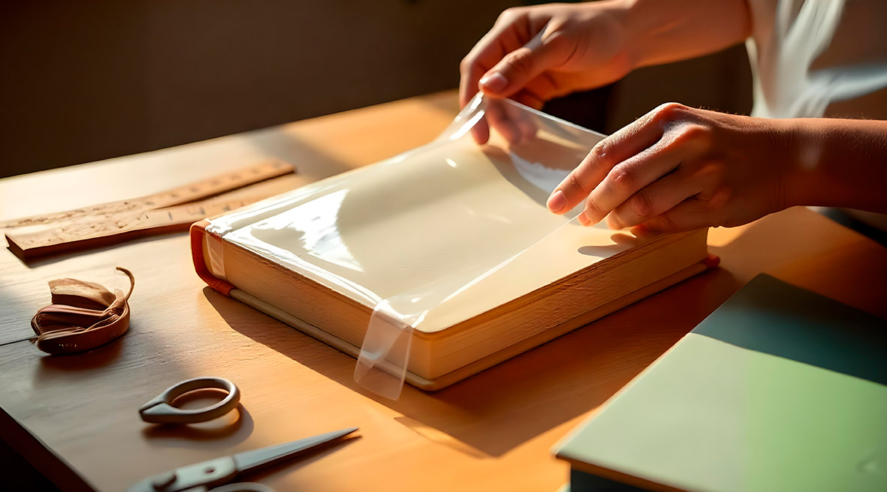 Cómo forrar libros | Servei Estació