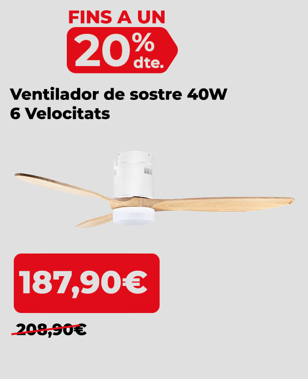 Ventilador de sostre