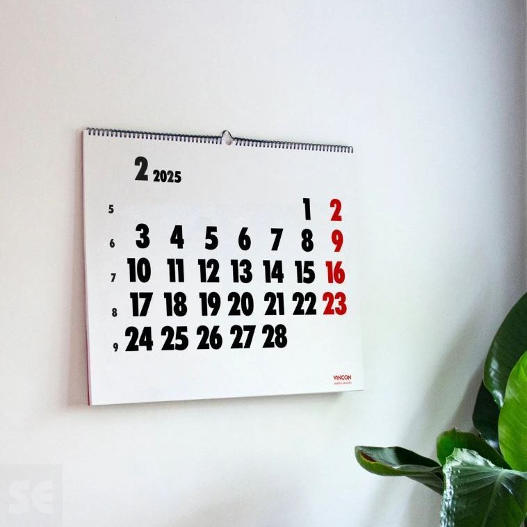 Compra tu calendario Vinçon de pared