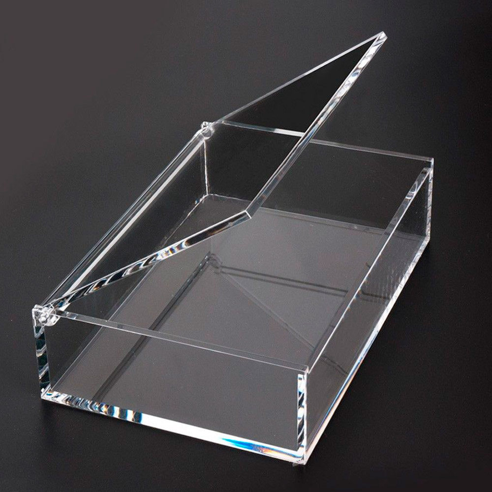 Metacrilato para hostelería, restauración y comercios. Caja con tapa