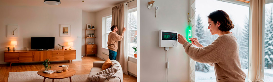 Ahorro energético en invierno habitación por habitación | Servei Estció