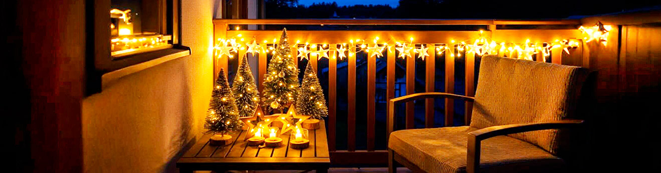 Decorar el balcón en Navidad | Servei Estació